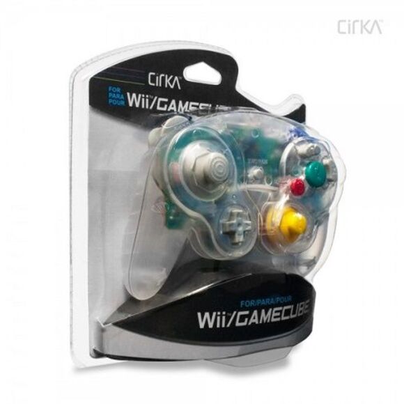 Nintendo Wii/GameCube CirKa controller (Clear) - Picture 3 of 3